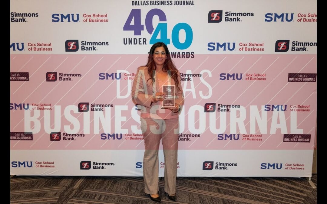 Dr. Sara Mahmood Acceptance Speech – Dallas Business Journal Top 40 Under 40 Award Ceremony 2022